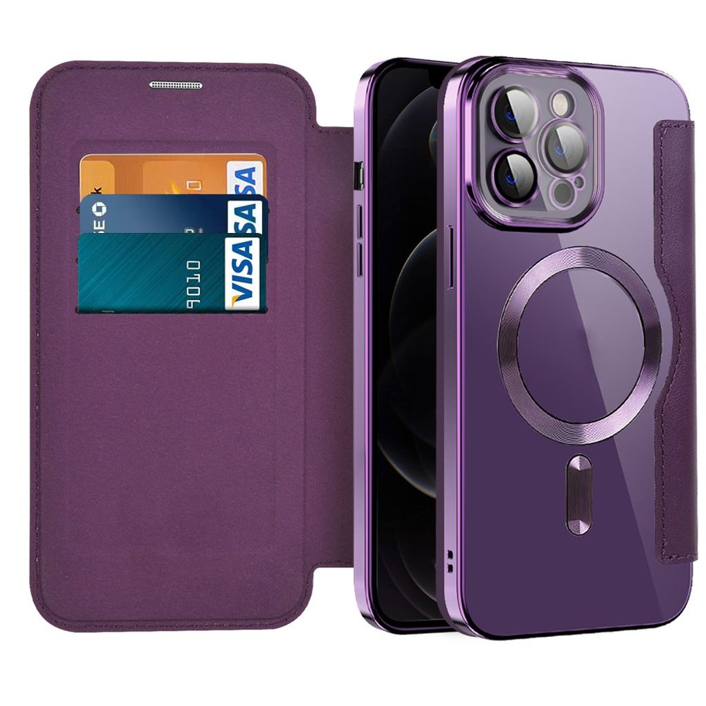 iPhone 12 Pro Max Kotelo MagSafe - Violetti