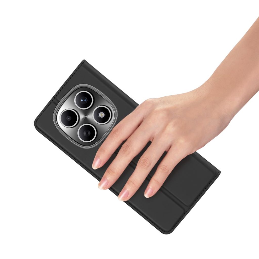 DUX DUCIS Xiaomi Poco M8 5G/Redmi Note 15 Plånboksfodral Korthållare - Svart