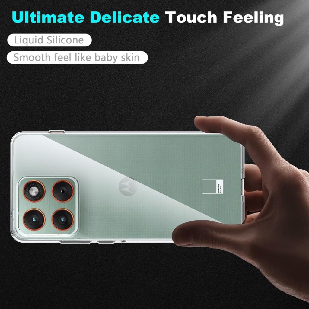 Motorola Edge 70 5G TPU Skal + Skärmskydd - Transparent