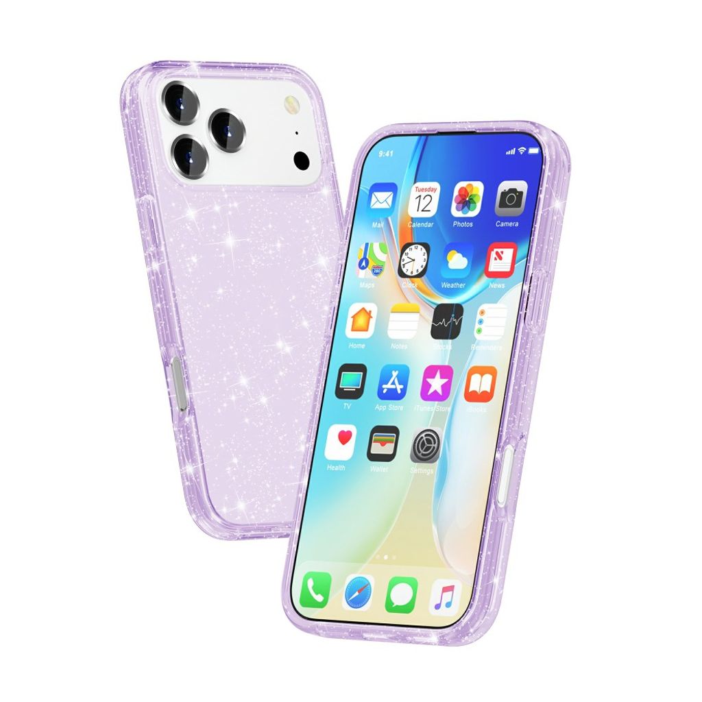 iPhone 17 Pro Max Acrylic Phone Case - Purple