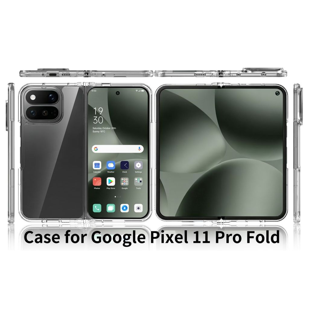 Google Pixel 11 Pro Fold Deksel TPU - Gjennomsiktig
