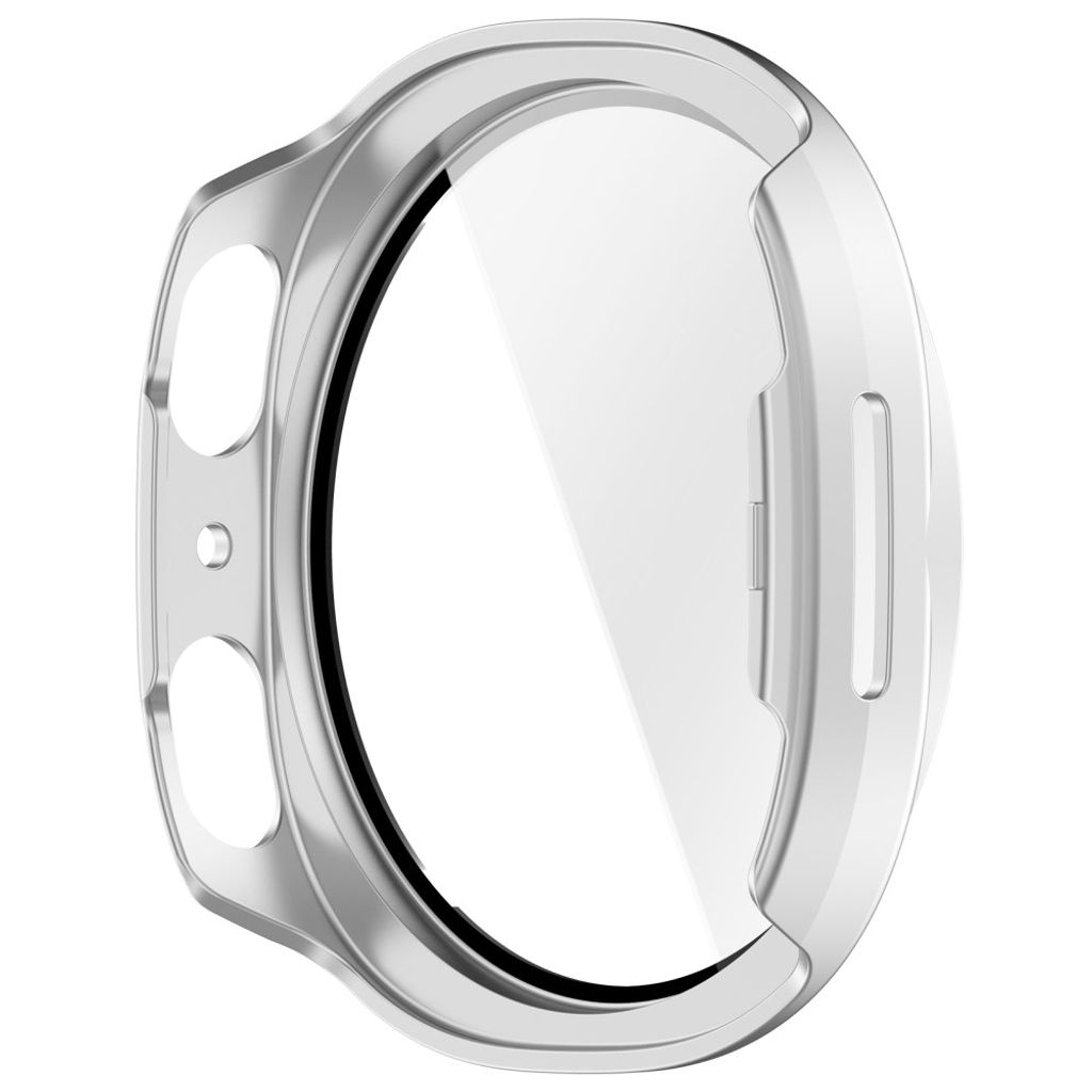 Samsung Galaxy Watch9 44mm Deksel med skjermbeskytter i glass - Sølv