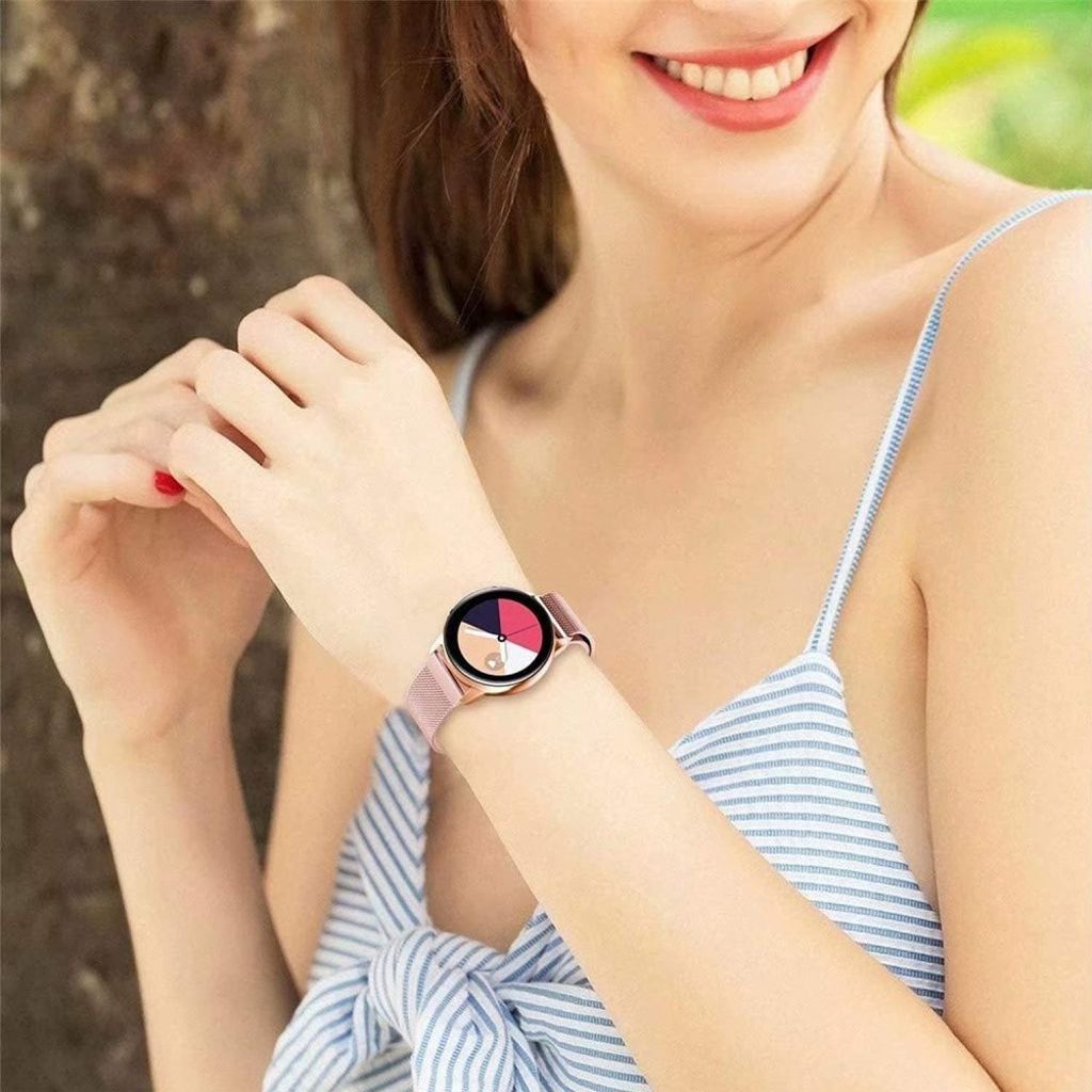 Garmin Forerunner 245 Music/645 Music Klokkereim Milanese - Rosa