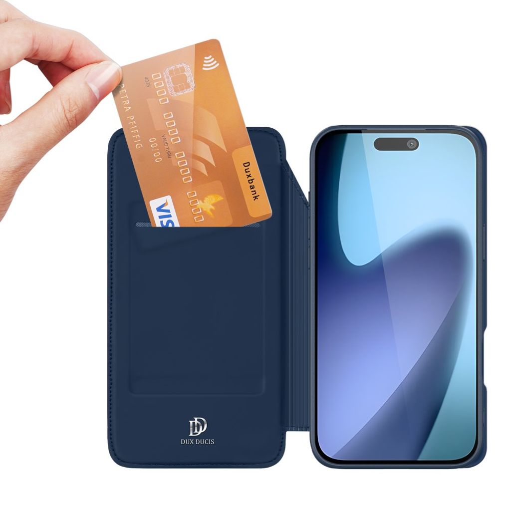 DUX DUCIS iPhone 17 Air Fodral med stativ - Blå