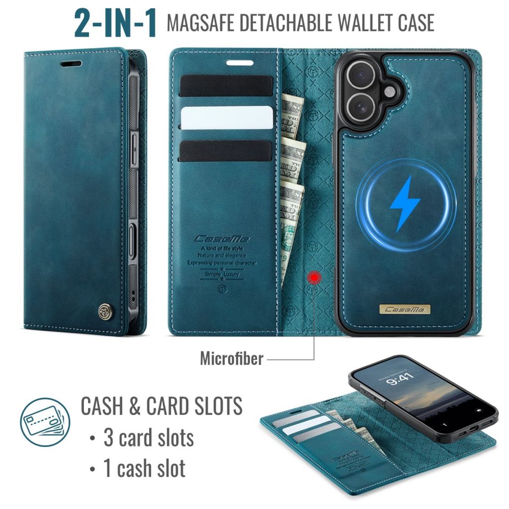 CASEME iPhone 17 Kotelo MagSafe - Vihreä