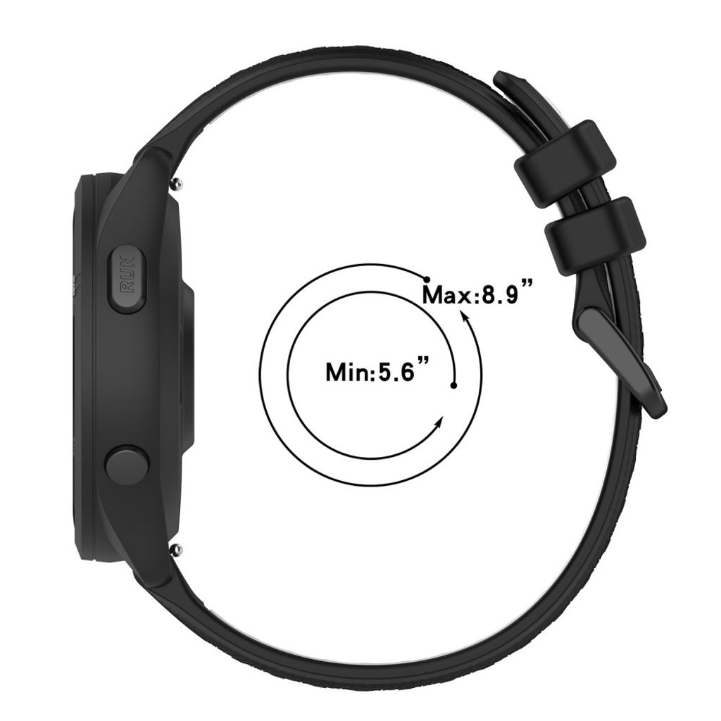 Garmin Forerunner 265S Klockarmband Tvåfärgat - Svart/Grå