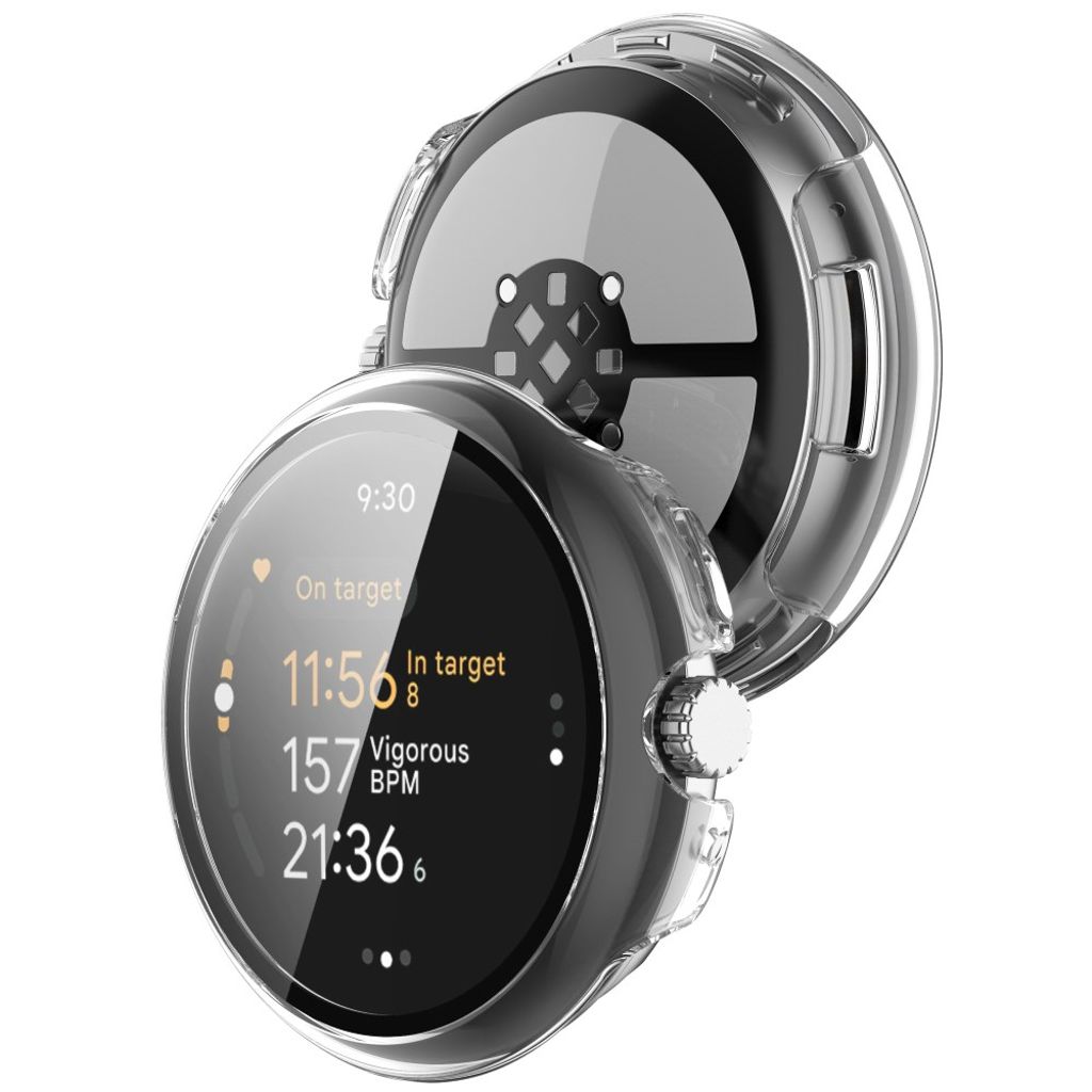 Google Pixel Watch 3 45 mmKuori, Näytönsuoja - läpinäkyvä