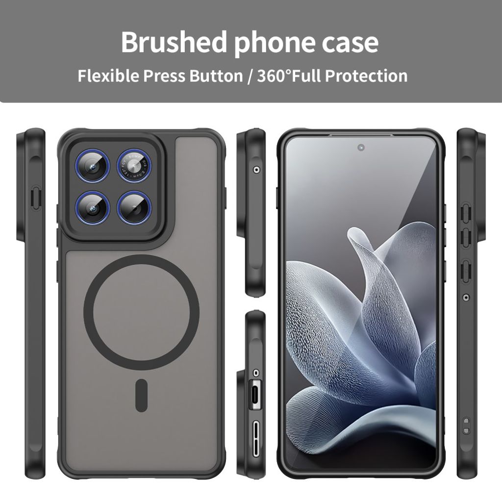 Motorola Edge 70 5G MagSafe Stötsäkert Skal – Svart