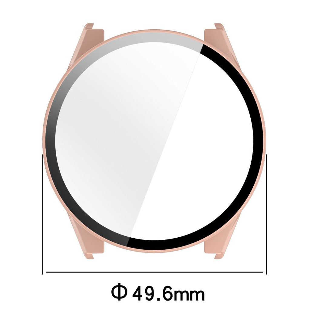 Garmin Forerunner 570 47mm Skal med Skärmskydd i Härdat Glas – Svart