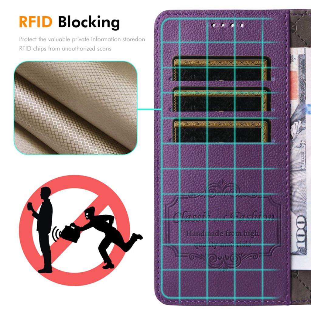 ENKAY HAT PRINCE Motorola Moto G86 5G / G86 Power 5G wallet cover - Black