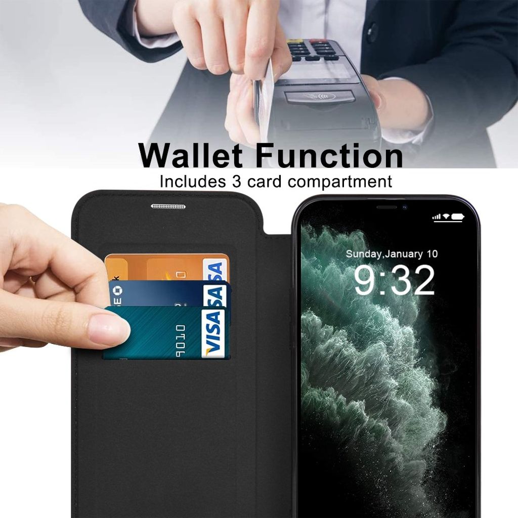 iPhone 11 Pro Max Etui MagSafe-kompatibel Kortholder – Lilla