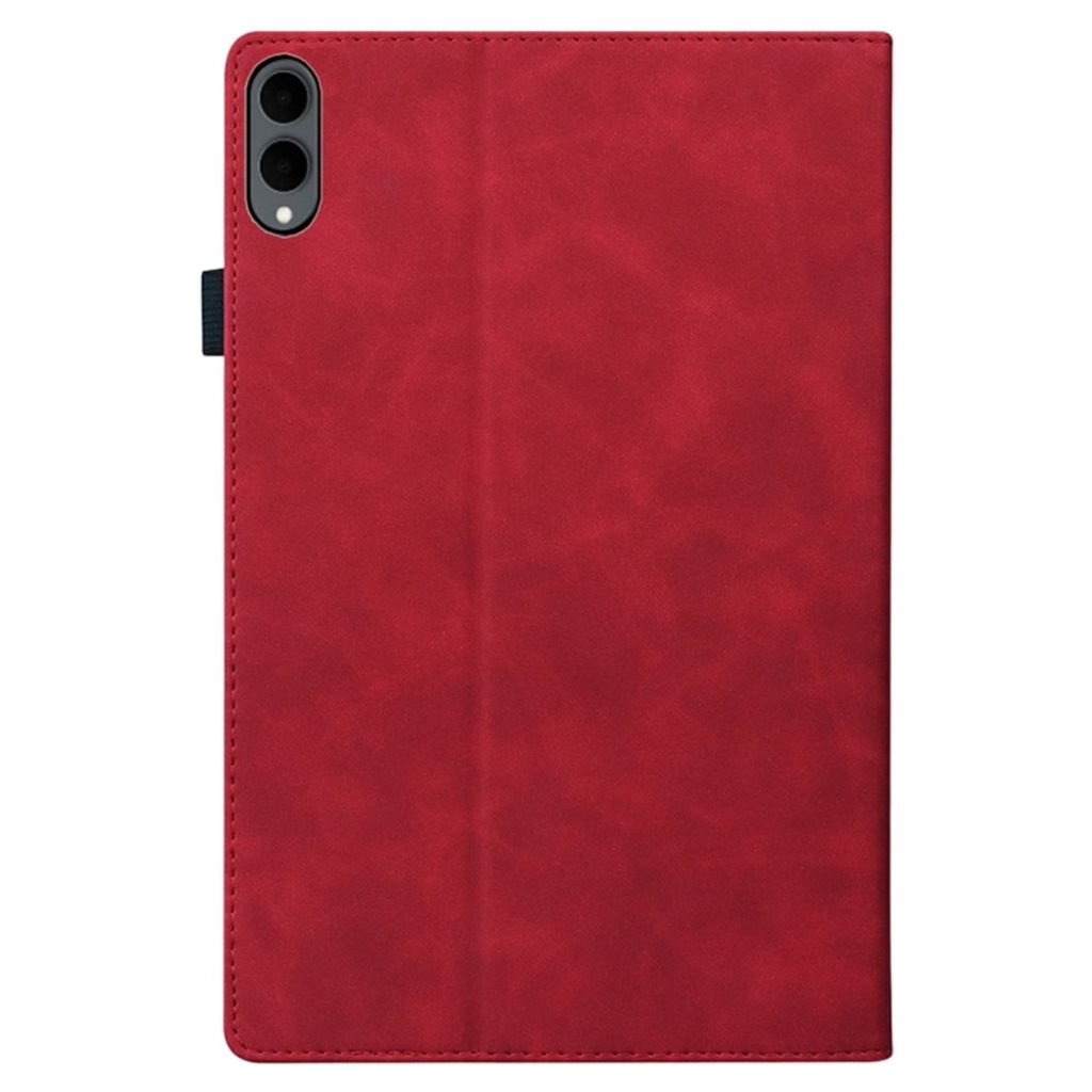 Samsung Galaxy Tab S12 Plus Folio flip cover med kortlommer - Rød