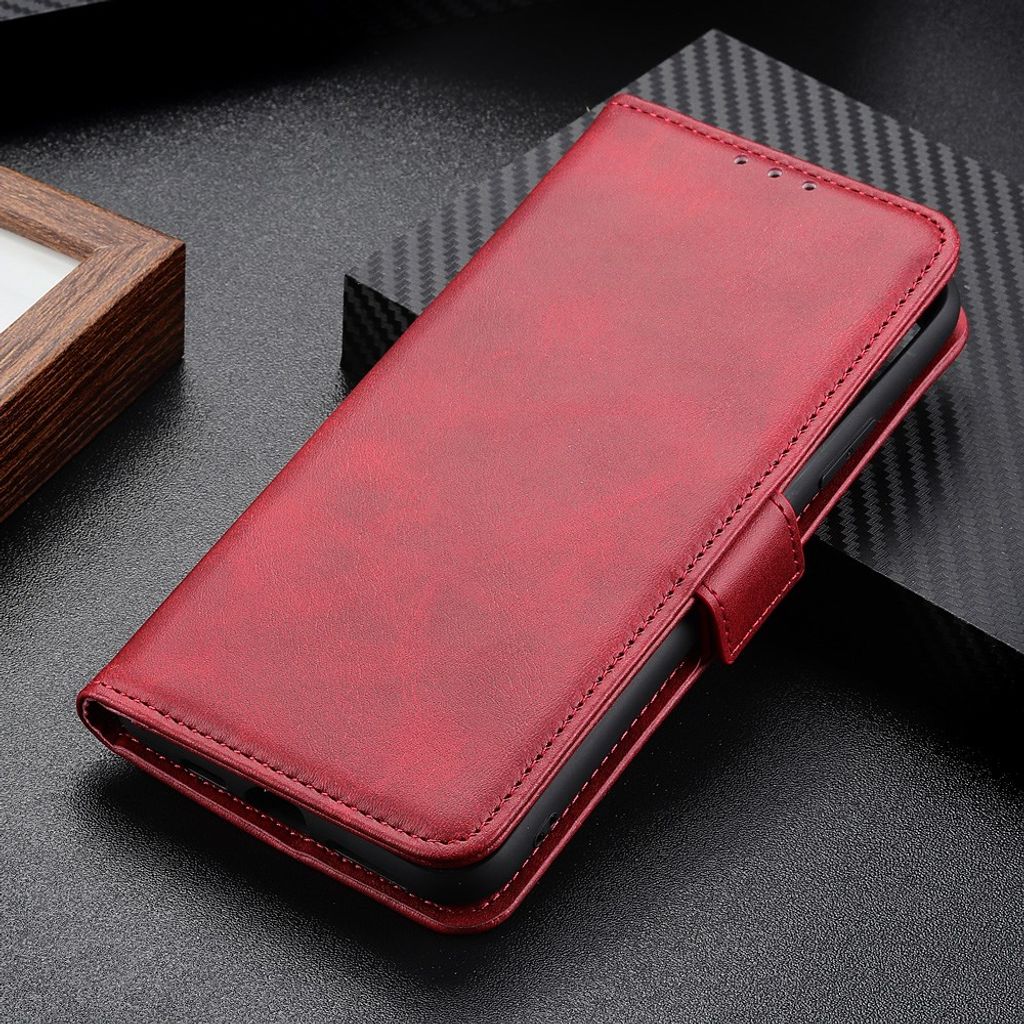 Xiaomi 17T Pro Lompakkokotelo PU nahka - Punainen