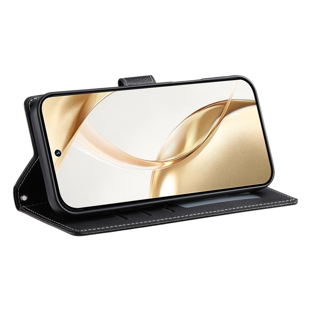 Xiaomi Poco C85x 5G/Redmi A7 Pro Plånboksfodral PU-läder - Svart