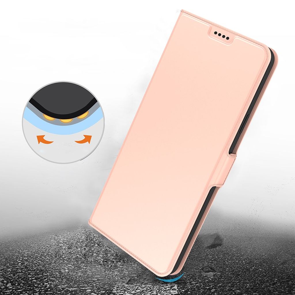 Nothing Phone (3) 5G Wallet Cover Card Holder Stand - Rose Gold