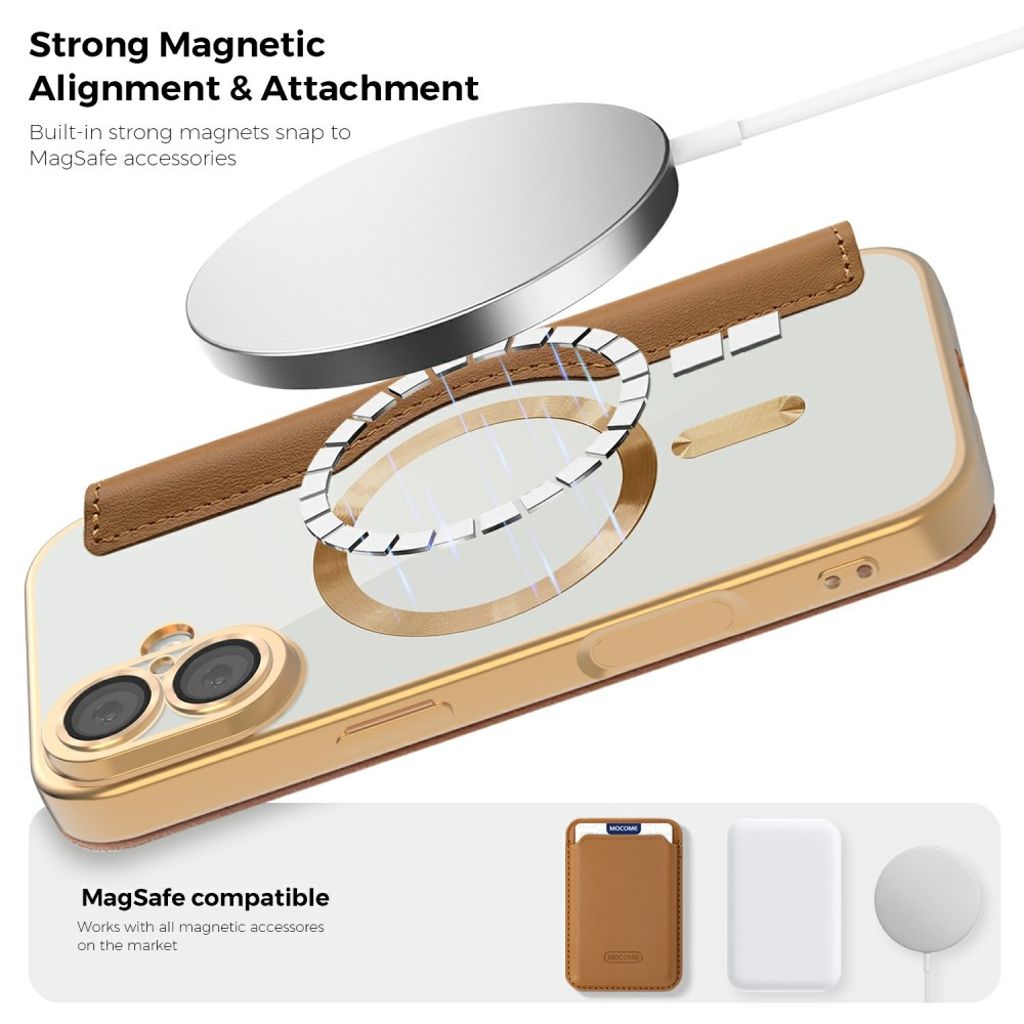 iPhone 17 Etui med MagSafe - Brun