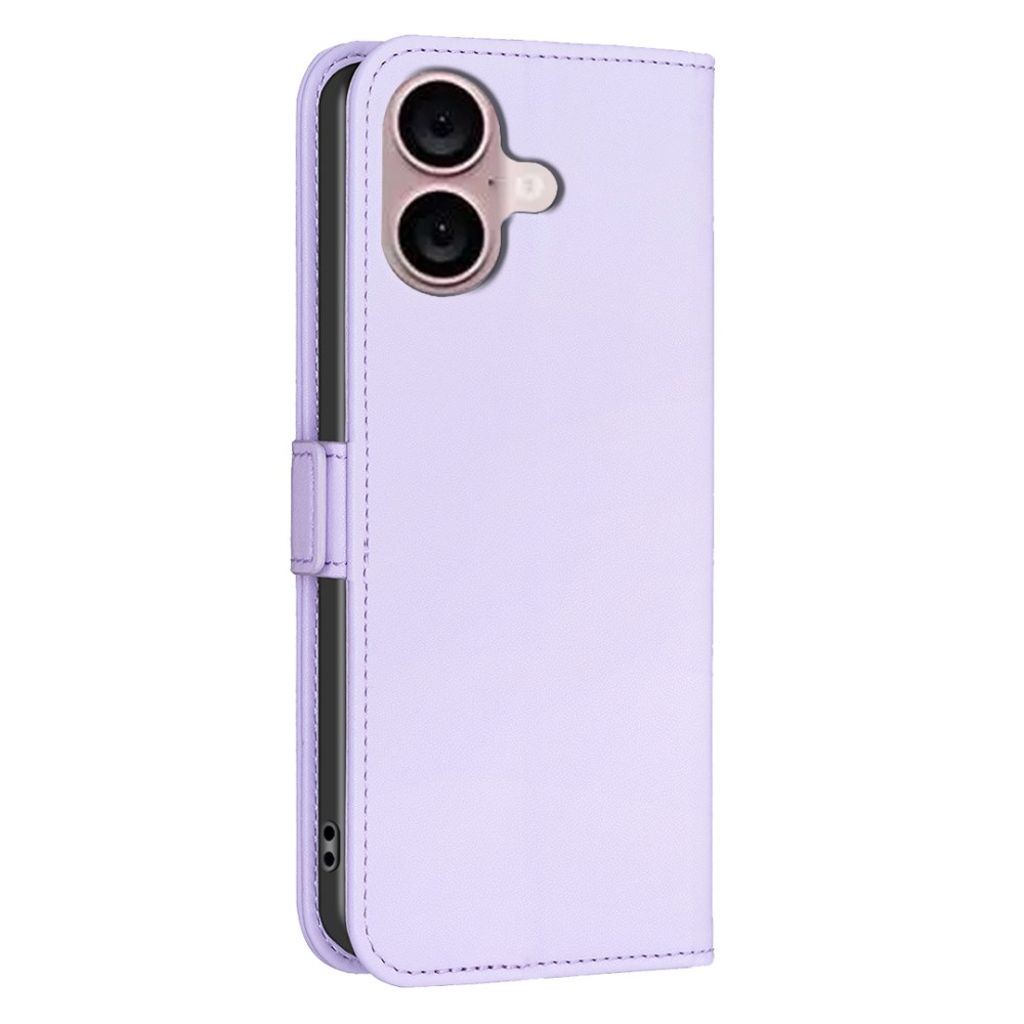 BINFEN COLOR iPhone 16 Wallet Cover – Purple