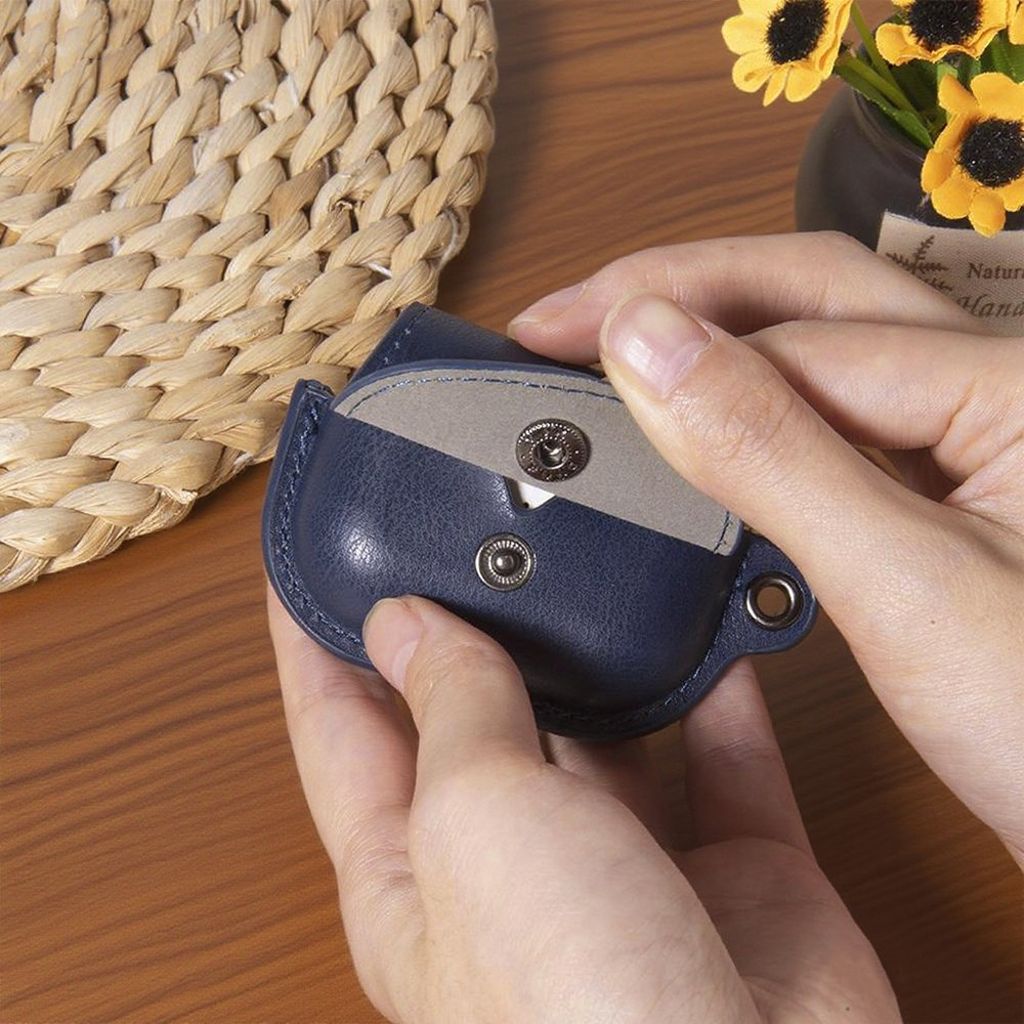 Apple AirPods Pro 3 Cover i PU-læder - Sort