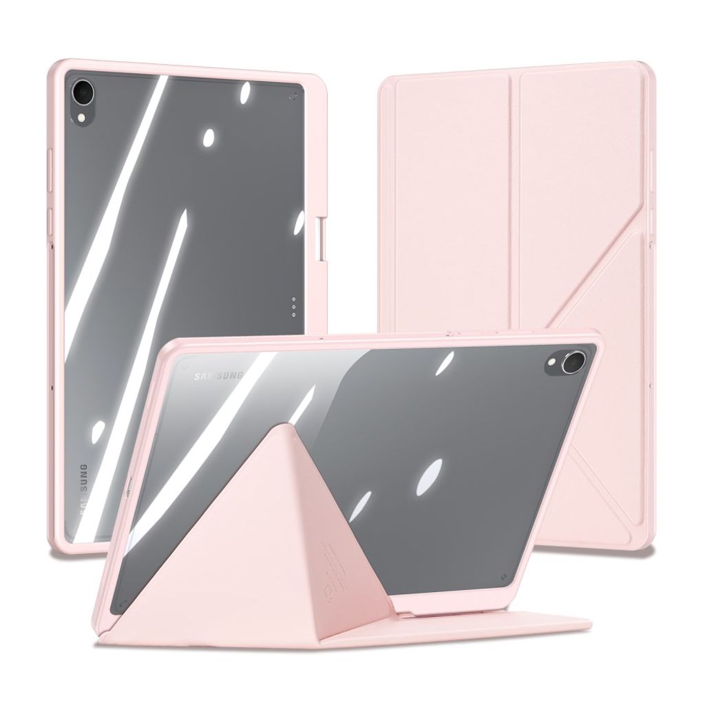 DUX DUCIS Samsung Galaxy Tab S11 kotelo origami-jalusta - Vaaleanpunainen