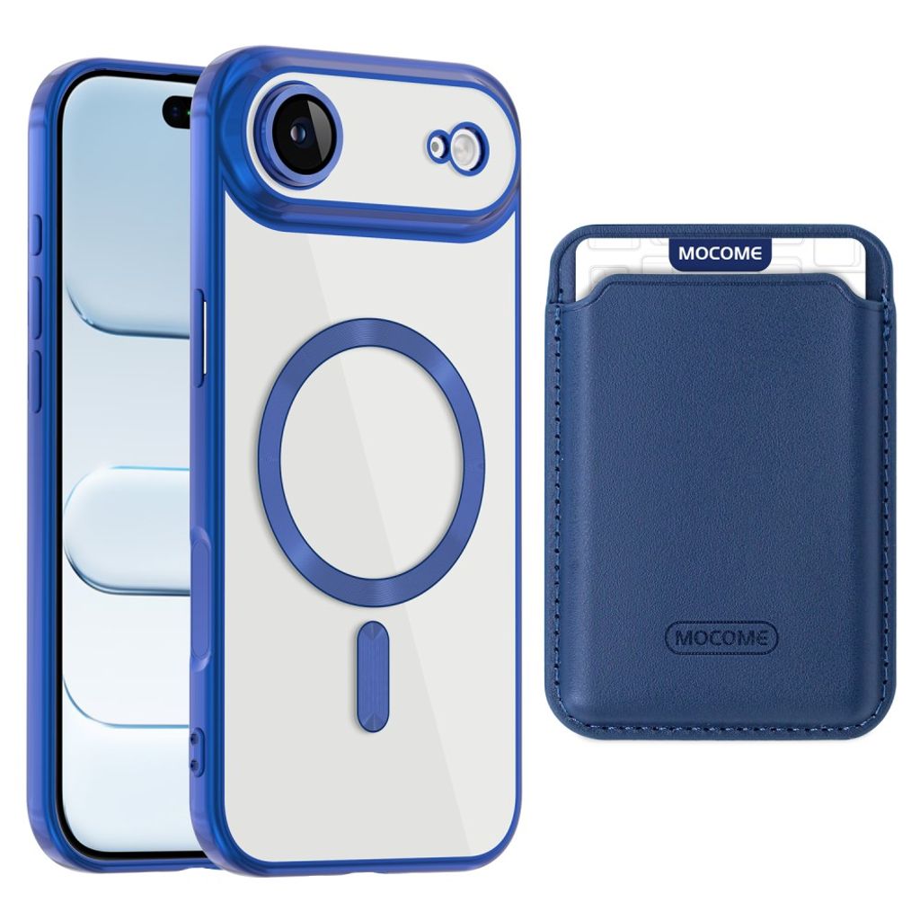 iPhone Air MagSafe Kuori Irrotettava Kortin Haltija - Sininen