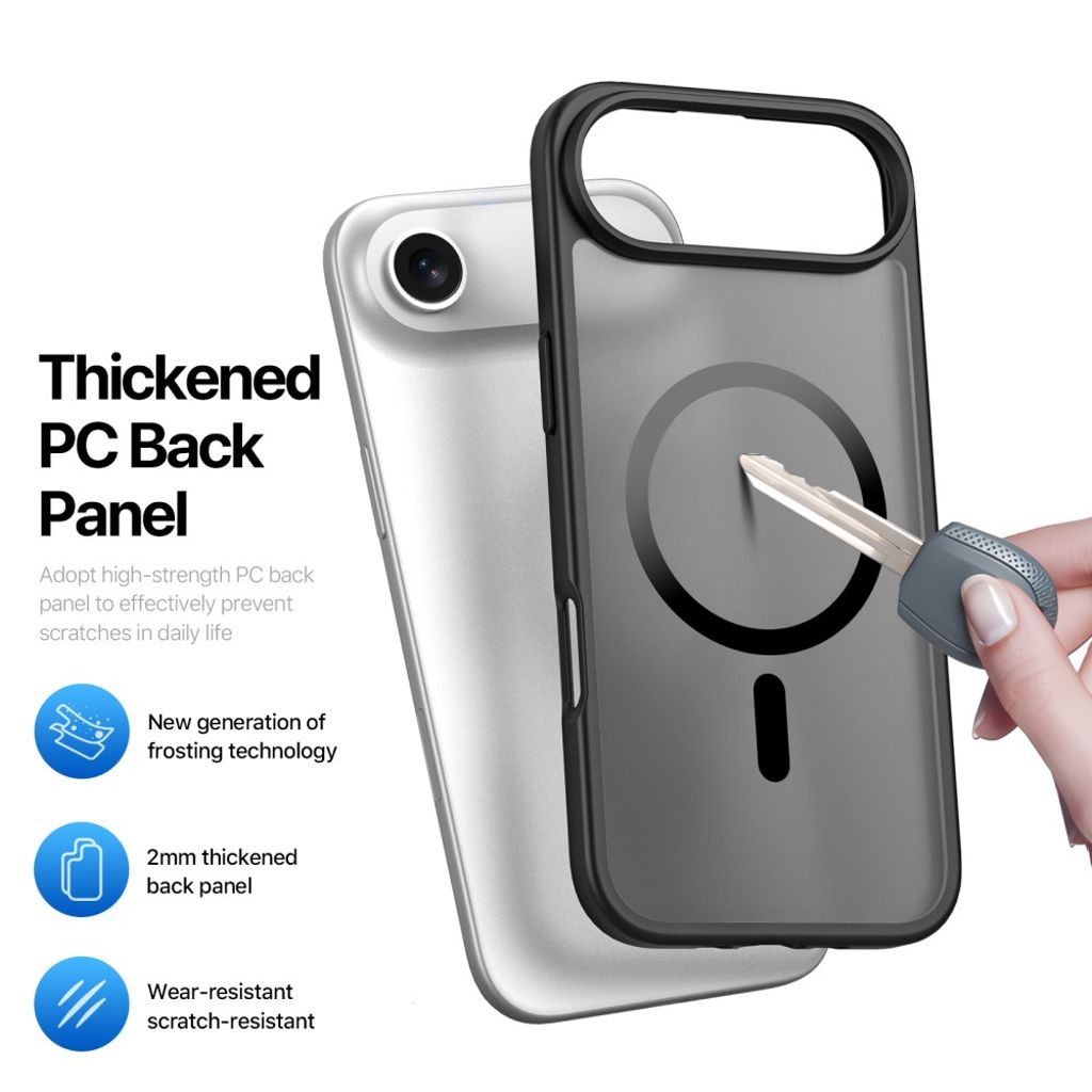 DUX DUCIS iPhone 17 Air Cover med MagSafe - Sort