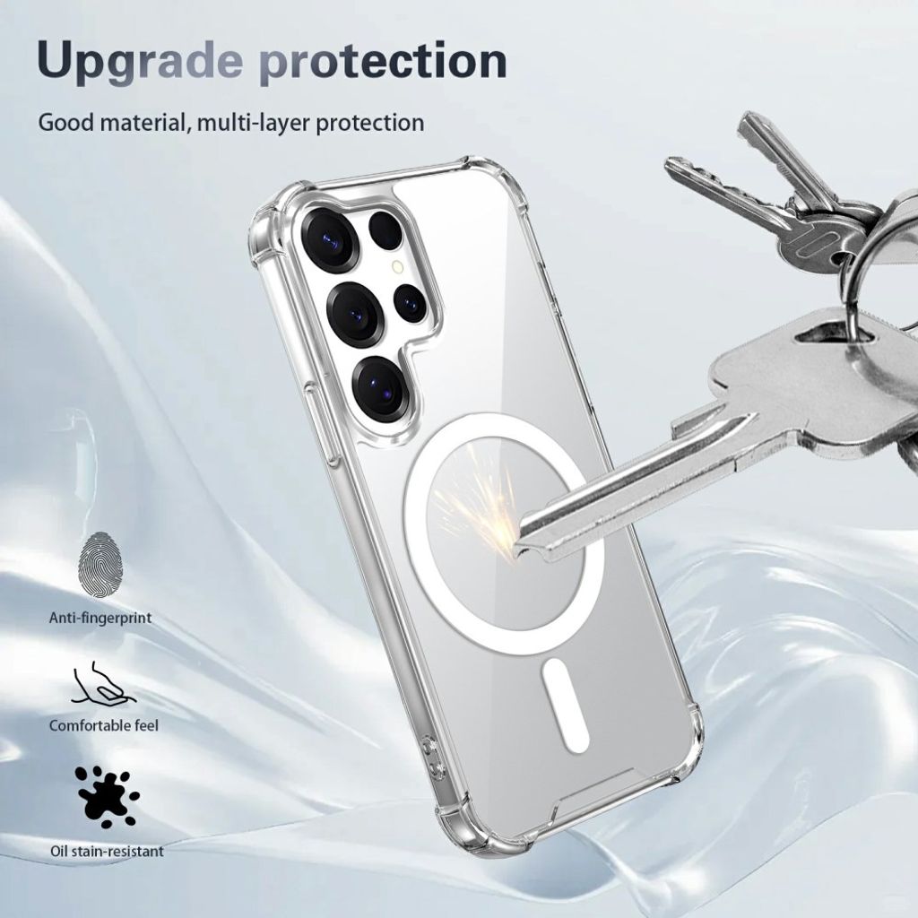 Samsung Galaxy S26 Ultra MagSafe-kompatibelt Skal - Transparent