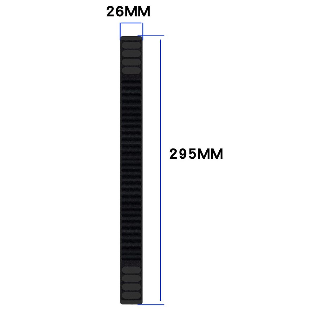 Garmin Quatix 8/Fenix 8/7X etc. Klockarmband Nylon – Grön