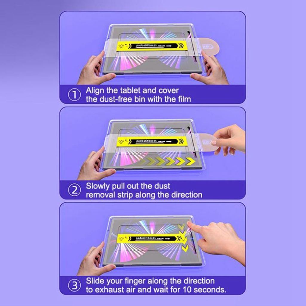 Samsung Galaxy Tab A11 Plus / A9 Plus skärmskydd i härdat glas