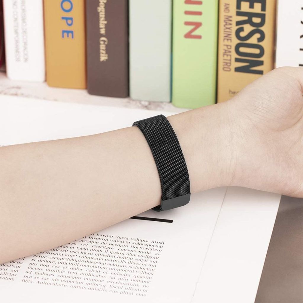 Garmin Forerunner 245 Music/645 Music Milanese Klokkereim – Svart