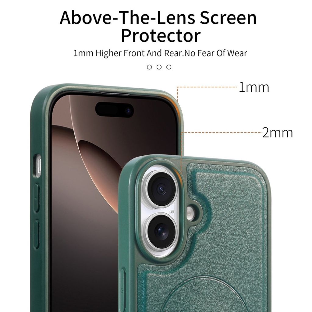 CASENEO iPhone 16 Plus Case with MagSafe - Green