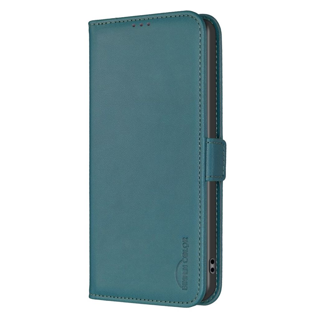 BINFEN COLOR iPhone 16 Wallet Cover Flip with Card Slots – Green