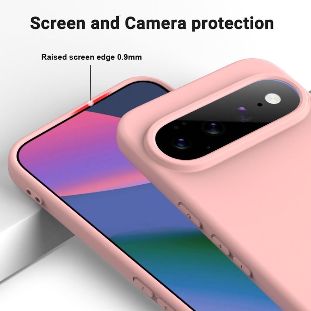 Google Pixel 11 Pro XL Deksel I Silikon - Rosa
