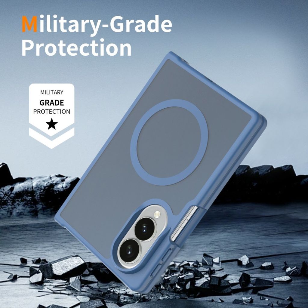 Samsung Galaxy Z Fold8 MagSafe cover med akrylbagside - Blå