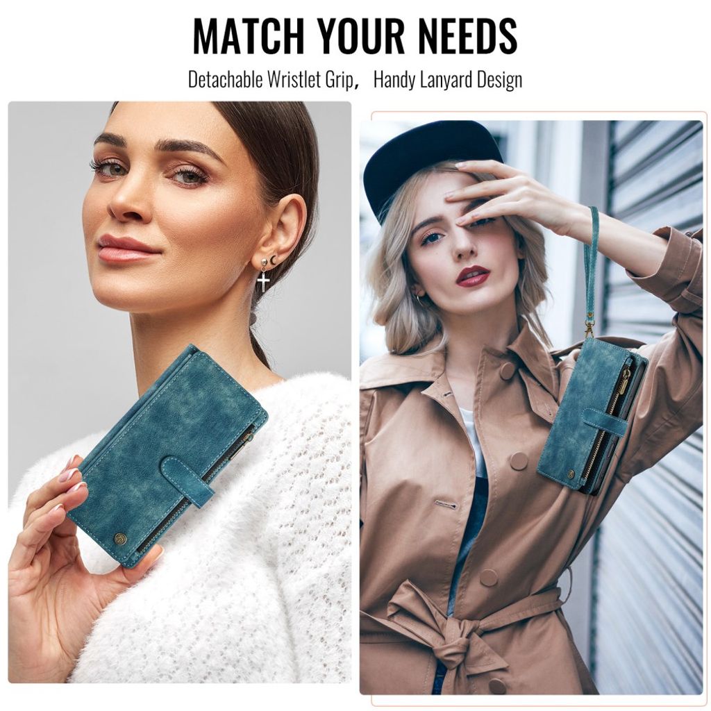 CASEME iPhone 17 Pro Kotelo Jalusta - Sininen
