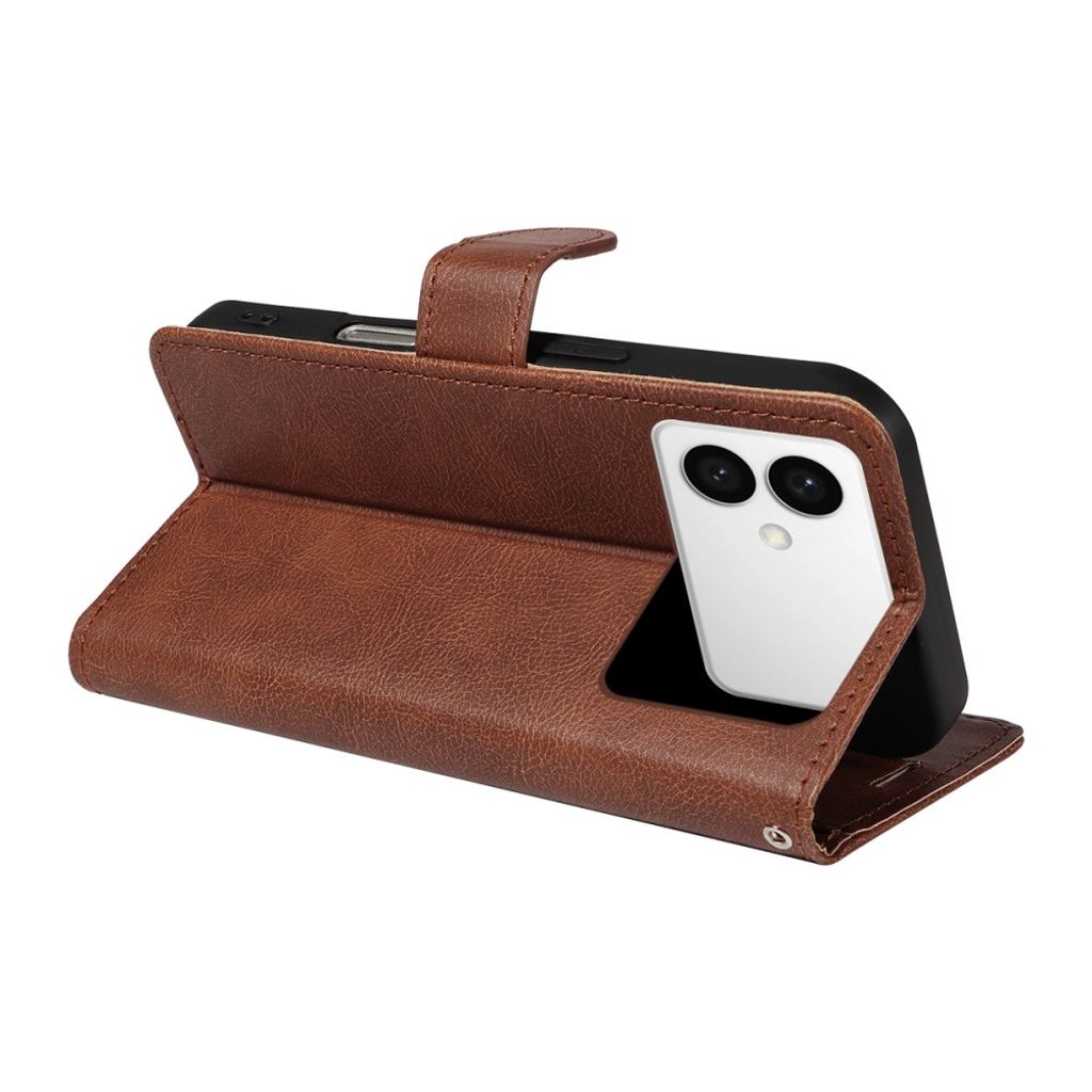 Samsung Galaxy S26 Edge Fodral med Bärrem - Brun