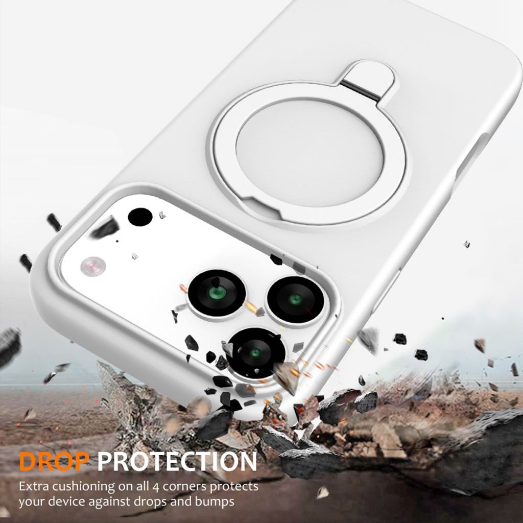iPhone 17 Pro Max Case MagSafe Kickstand – White