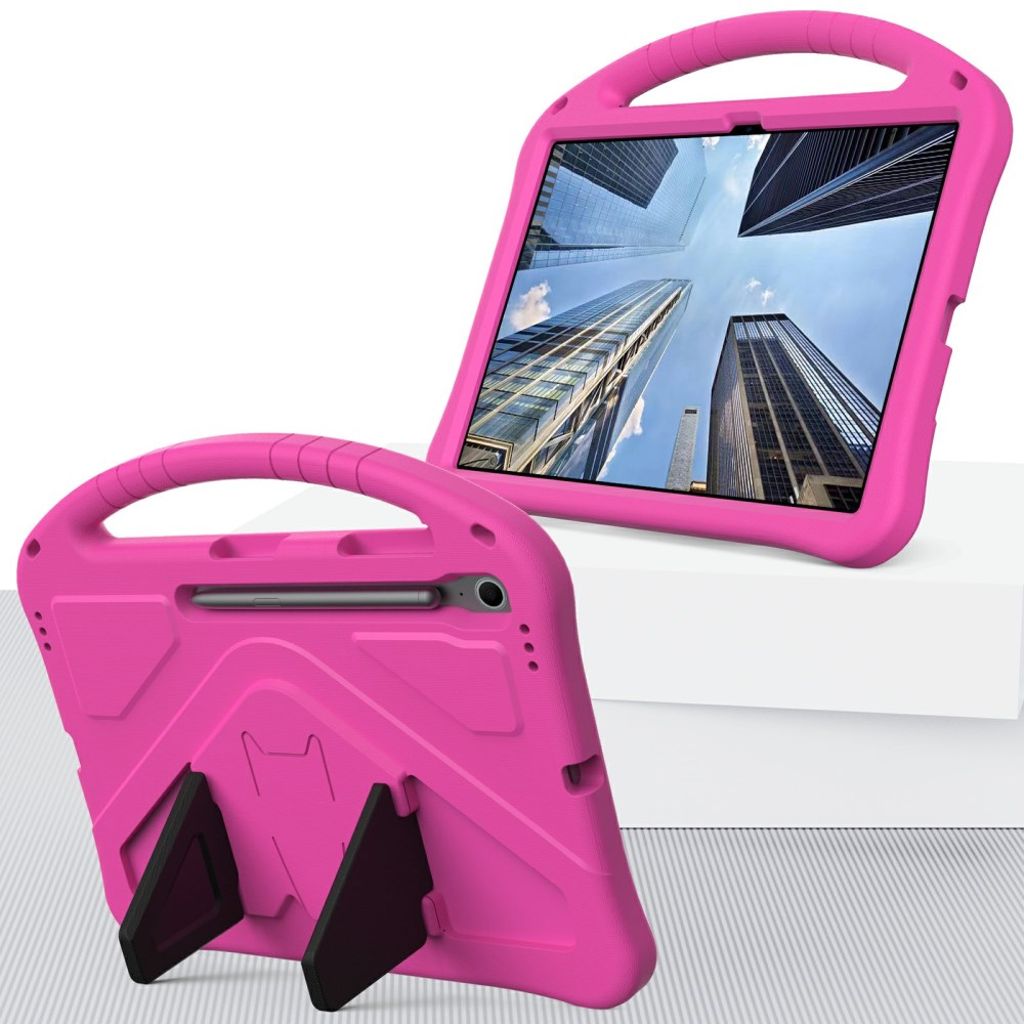 Samsung Galaxy Tab S10 FE Plus Case with Handle stand - Rose