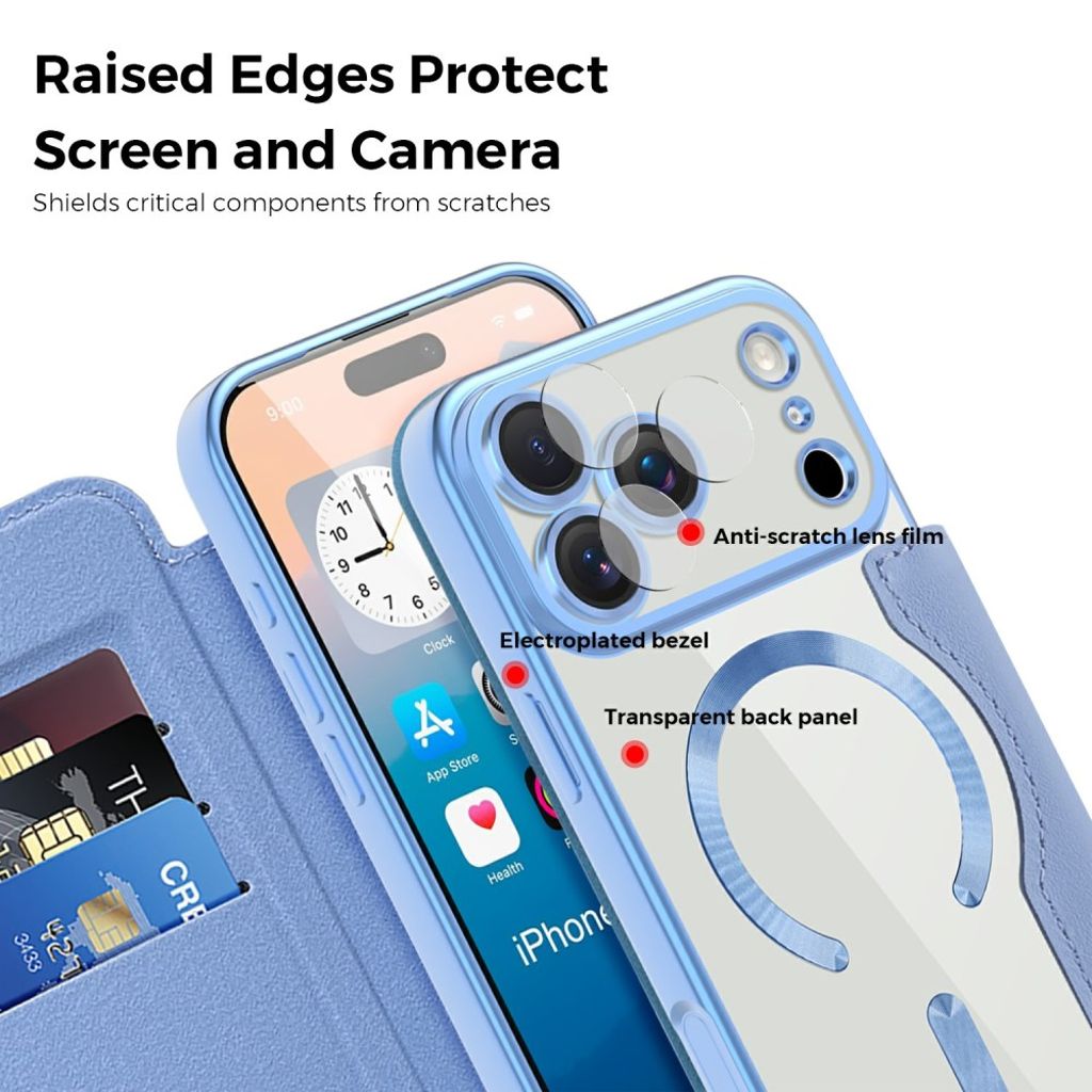 iPhone 17 Pro Max Cover with MagSafe - Blue