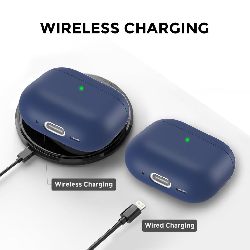 AHASTYLE Apple AirPods 4 Deksel Silikon - Blå