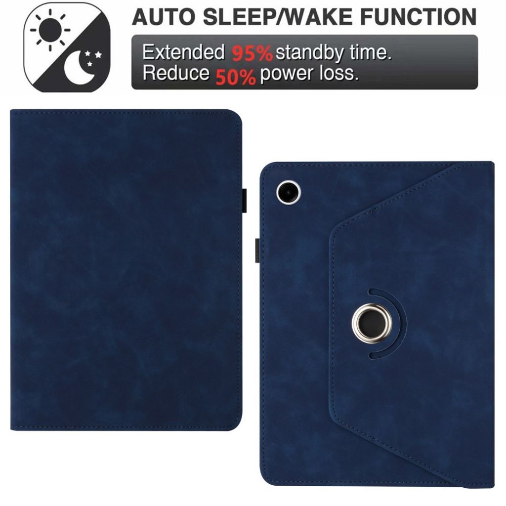 Samsung Galaxy Tab A11 / A9 Etui i PU-skinn - blå