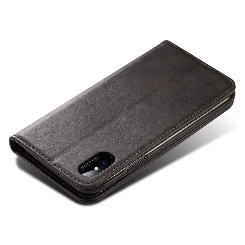 SUTENI Plånboksfodral med Stativ för iPhone X/XS – Svart