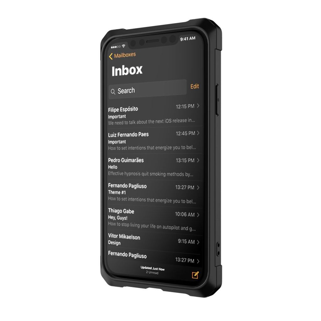 Plånboksskal till iPhone XR Kickstand med Kortfack – Svart