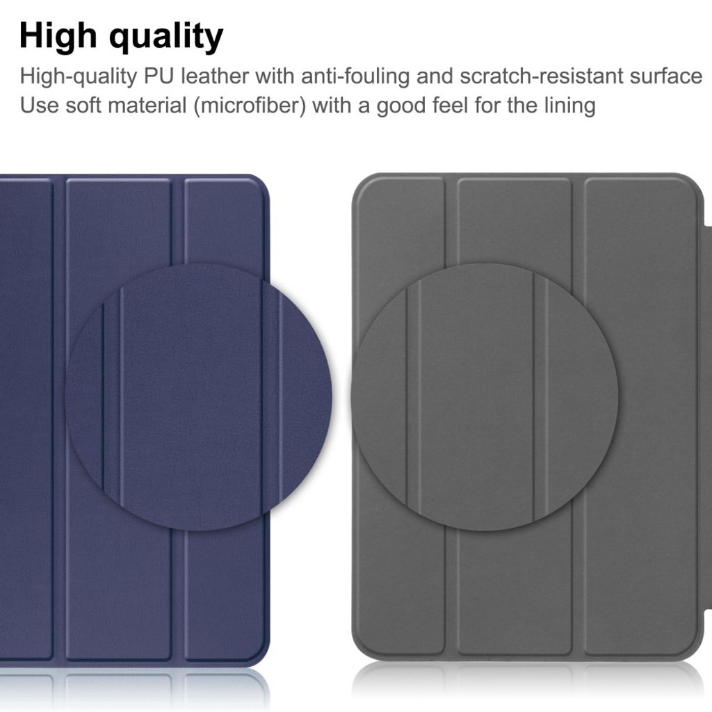 iPad A16 11" 2025 / 10.9" 2023 Tri-fold flip cover - Blå