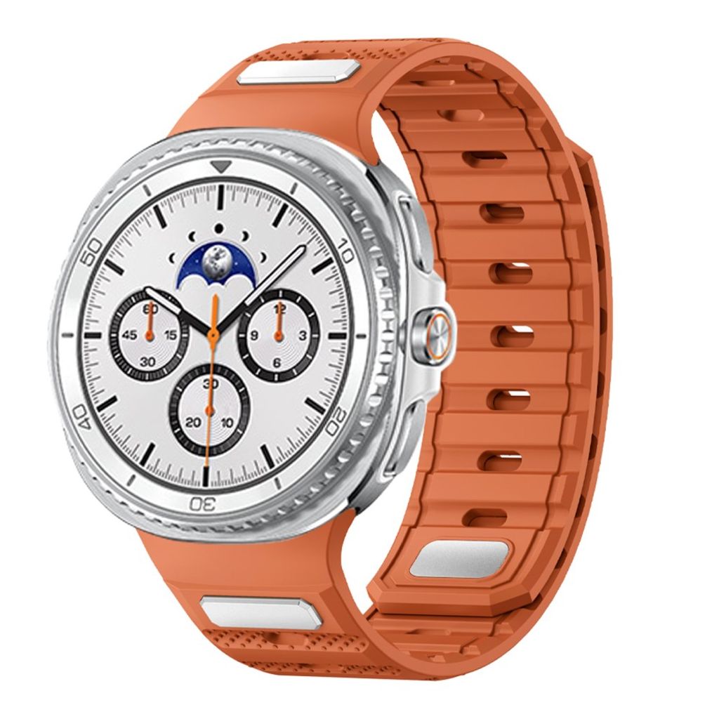 Samsung Galaxy Watch9/9 Classic/8/8 Classic Magnetisk silikon klokkerem - Brun