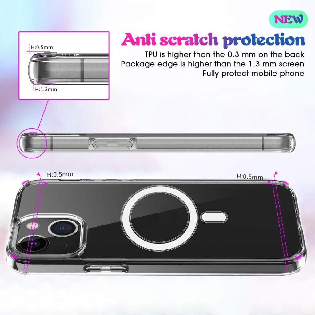 iPhone 13 Magnetic Case - Transparent