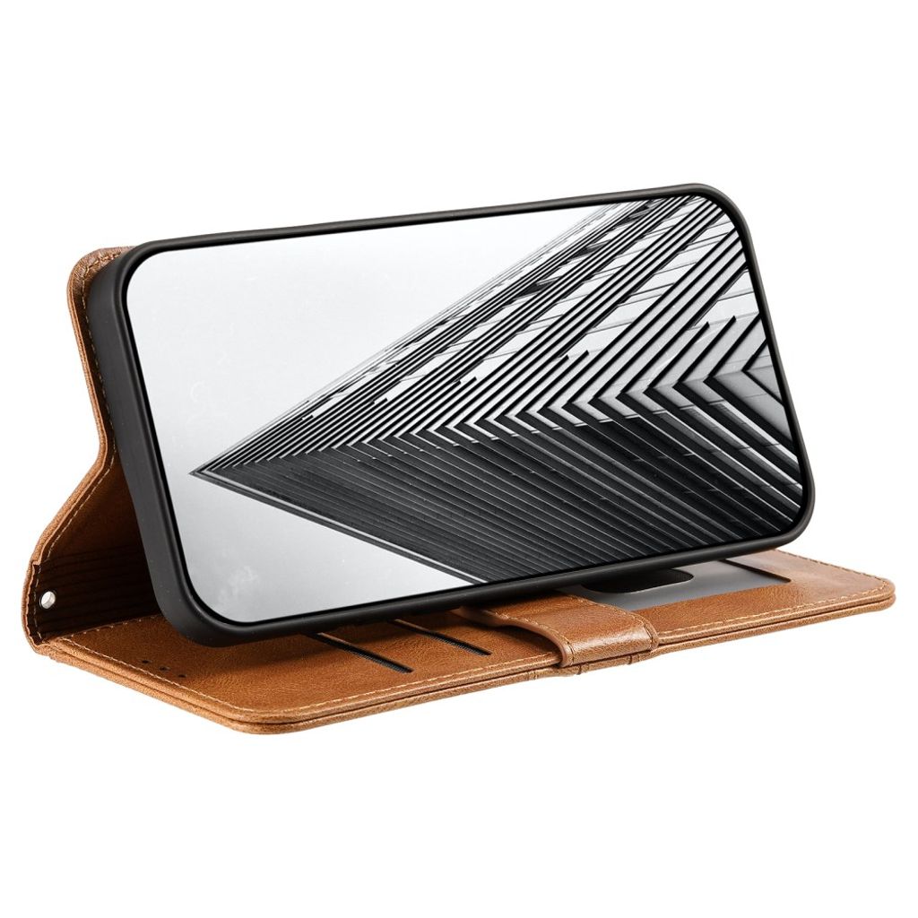 iPhone 12 Pro Max Etui med Kortplads - Brun