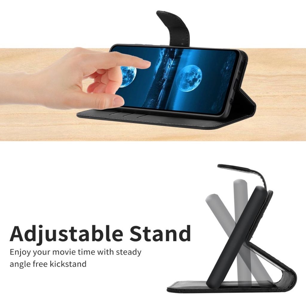 Motorola Edge 60 Neo 5G Lompakkokotelo – Musta