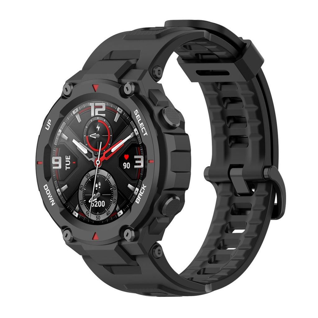 Huami Amazfit T-Rex/T-Rex Pro Klockarmband i Silikon - Svart