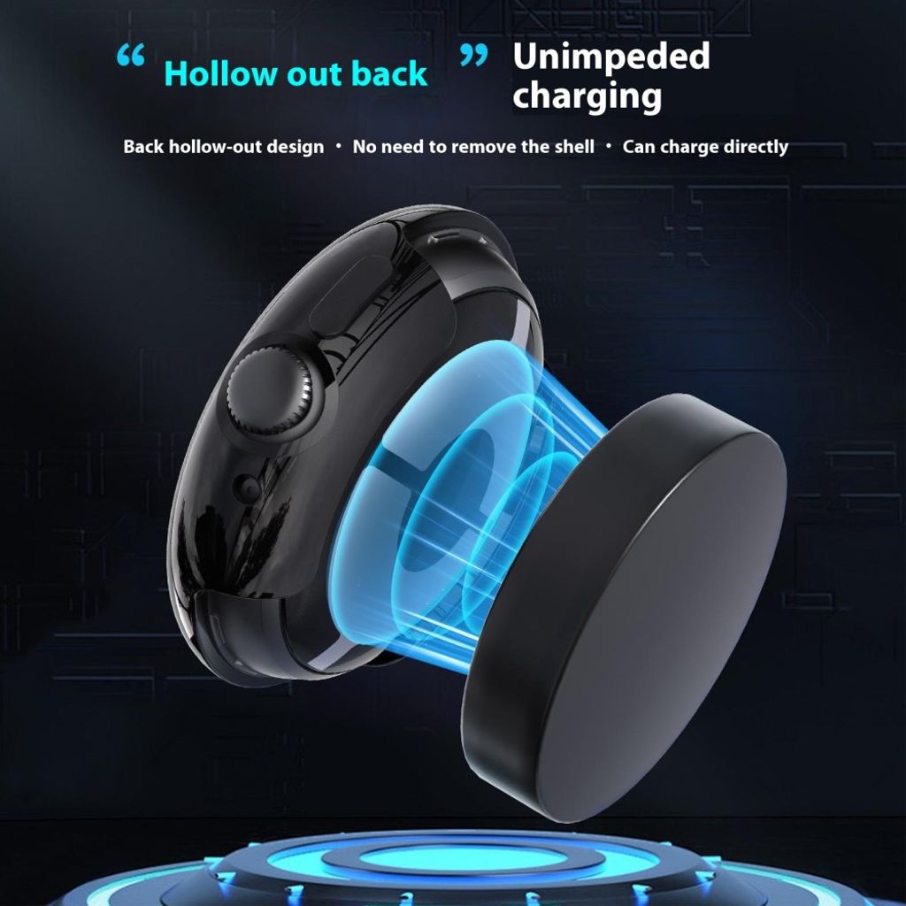 Google Pixel Watch 4 45mm Cover fuld beskyttelse – Sort