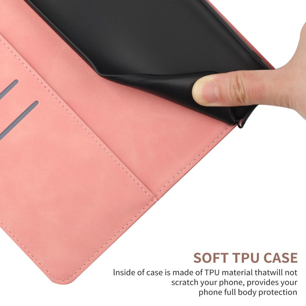 Xiaomi Redmi 15C 5G / 15C 4G Lompakkokotelo - Vaaleanpunainen